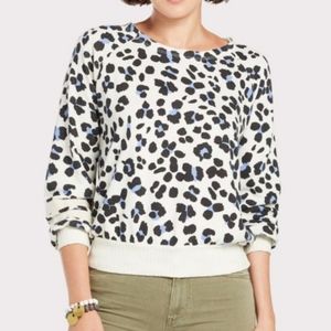 Vintage Havana Varisty Leopard Sweater 